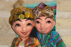 Hand-made puppets